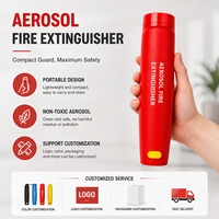 Extincteur d'incendie portable à aérosol, compact, à bouton-poussoir, pour voiture, véhicule, cuisine, maison, entrepôt, atelier