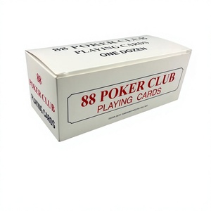 Caja de Cartas de Póker Personalizada con Impresión de Acabado Liso, Esquinas Redondeadas, Duradera y Ecológica, <span class=keywords><strong>88</strong></span> Cartas, Roja y Azul - Product Image 2