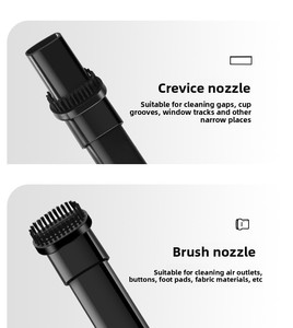 Mini <span class=keywords><strong>aspirateur</strong></span> <span class=keywords><strong>sans</strong></span> fil à main USB <span class=keywords><strong>sans</strong></span> <span class=keywords><strong>sac</strong></span> Cyclone Sec Filtre HEPA pour voiture Utilisation domestique Batterie Li 2200mAh - Product Image 3