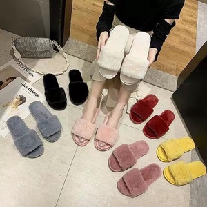 Wholesale Cute Plush Fuzzy <strong>Slippers</strong> Women Animal Print Plush Christmas <strong>Slipper</strong> Kawaii House Home Female <strong>Slipper</strong> for Lady - Product Image 2