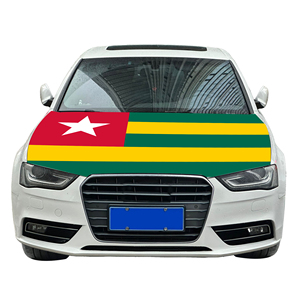 Housse de capot de voiture Togo, drapeau de capot de voiture, vente en gros, personnalisable, résistante à l'usure et durable - Product Image 6