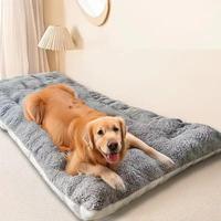 Tapis réversible pour animaux de compagnie de haute qualité, quatre saisons, double face, coussin de couchage pour chien, doux, confortable, antidérapant, lavable