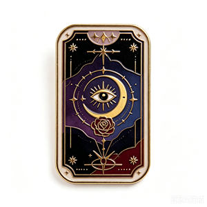 Boîte à cartes de tarot magnétique gaufrée, boîte cadeau en papier de luxe, encre de soja, étui rigide mat pour cartes de collection - Product Image 1