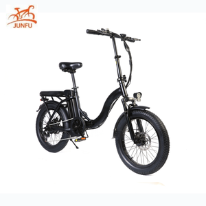 JUNFU FB20 Vietnam Electric Folding Bike 7 Speed Steel Frame Lithium Battery Mechanical Disc Brake <b>Power</b> Cut-off Rear <b>Hub</b> Motor - Product Image 1