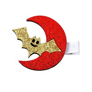 Pinza para el Cabello con Diseño de Calabaza y Fantasma de Halloween, con Brillantina, para Fiestas Infantiles y Uso Diario, Accesorios para el Cabello - Product Image 5