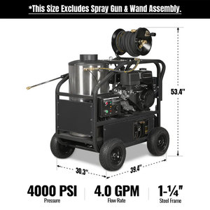 Diesel pour <span class=keywords><strong>machine</strong></span> de nettoyage domestique ou industriel 4000psi 275bar Nettoyeur haute pression à <span class=keywords><strong>eau</strong></span> <span class=keywords><strong>chaude</strong></span> - Product Image 2