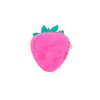 Karactermania pour porte-monnaie zippé en fausse fourrure douce mini fraise