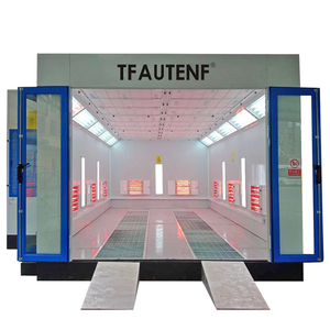 Cabine de peinture automobile TFAUTENF TF-ES1 certifiée CE avec système de chauffage électrique et infrarouge et éclairage <span class=keywords><strong>LED</strong></span> - Product Image 3