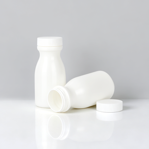 Flacon à pilules en PET vert menthe avec bouchon à vis, emballage rond pour capsules, pour le stockage de compléments alimentaires - Product Image 2