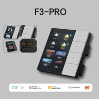 Panneau de commande tactile intelligent sans fil pour maison connectée, 3,5 pouces, application Tuya, interrupteur relais 4 canaux pour assistant domestique mural
