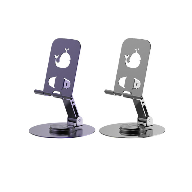 Elephant Whale Heart-Shaped Mobile Phone Desk Stand Lazy Person 360 Degree Rotation Foldable Model Z2