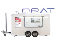 Camionnette de restauration rapide mobile électrique, entièrement équipée, neuve, en fibre de verre, mini, d'occasion, pour pizzas et barbecues, à prix abordable