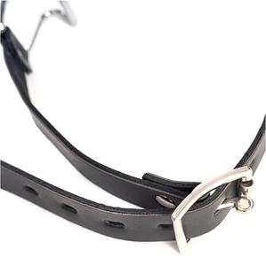 Harnas Gag Strooier Voor Volwassenen Bdsm Open Mond Lederen Gag <span class=keywords><strong>Metal</strong></span> Klauw Haak Erotische Orale Seks Accessoires Voor Paren Slaaf - Product Image 5