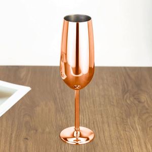 Flûte à champagne réutilisable de 260 ml à longue tige pour boissons pétillantes, idéale pour bars, restaurants, fêtes et hôtels - Product Image 1