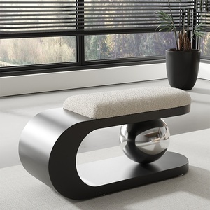 Tabouret de change de chaussures nordique en gros pour la maison, luxe léger pour salon, chambre à coucher, chevet simple et artistique - Product Image 4