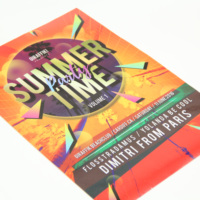 Affiche en carton gaufré couleur personnalisée, autocollant mural amovible pour événements, concerts, Halloween, fêtes