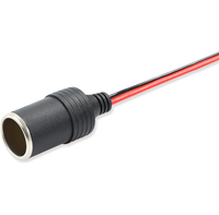 0.75mm 30CM femelle prise allume-cigare-12V 24V voiture remplacement cigare câble connecteur adaptateur chargeur cordon d'alimentation