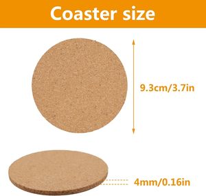 Cork <strong>Coasters</strong> <strong>for</strong> <strong>Drink</strong> Personalised Engraving Print Custom Logo Wholesale Non-Slip Coffee <strong>Drink</strong> Cup Cork Wooden <strong>Coasters</strong> - Product Image 2