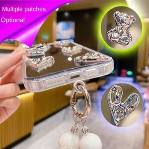 Funda Protectora de TPU con Espejo para Pareja de Estilo Sofisticado para Mujer para <span class=keywords><strong>Apple</strong></span> iPhone 14/13 Plus, Diseño de Pulsera de Amor Galvanizada Especial - Product Image 6