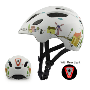 Cpsc 1203 Ce OEM Tùy Chỉnh Trẻ Em Xe Đạp Scooter Xe Đạp Mũ Bảo Hiểm Với Phía Sau Đuôi Cảnh Báo LED Ánh Sáng Cho Trẻ Em Cậu Bé Cô Gái Đường Phố Đi Xe Đạp - Product Image 1