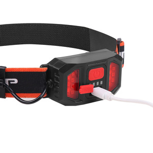 Lampe frontale LED COB rechargeable par USB avec lumière rouge pour le camping et la randonnée en extérieur - Product Image 2