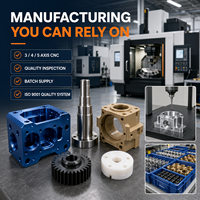 Pièces métalliques et plastiques usinées sur mesure par CNC, fraisage et tournage de précision 3, 4, 5 axes, production par lots d'échantillons, fabricant OEM