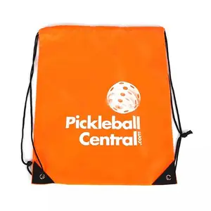 China supplier customized any logo sport outdoor activities polyester drawstring bag