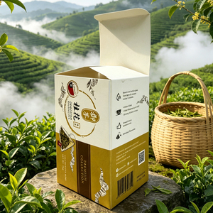 Custom Eco-Friendly White Cardboard <strong>Box</strong> High-Quality <strong>Tea</strong> <strong>Gift</strong> <strong>Box</strong> UV Printing <strong>Box</strong> for <strong>Herbal</strong> <strong>Tea</strong> Bag - Product Image 4