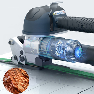 Machine de cerclage électrique à batterie pour sangles PET/PP, haute tension 5500N, modèle DD19, avec outils de serrage - Product Image 3