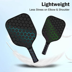 Pagaie de pickleball d'entraînement Sweet Spot en fibre de carbone MELORS-<span class=keywords><strong>Mini</strong></span> tête de pagaie et manche extra long - Product Image 5