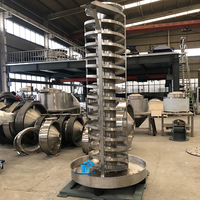 Élévateur vertical à vis en acier inoxydable pour sable de quartz