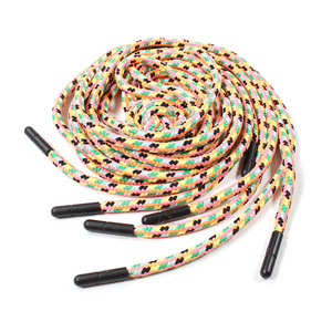 Garment Accessories Customized Polyester Flat Drawcord Cotton Nylon Injection Drawstring for Work ID Card Hoodie <strong>Draw</strong> <strong>Strings</strong> - Product Image 4