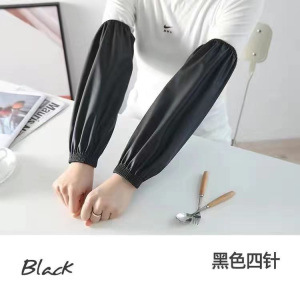 Manches en cuir - noir