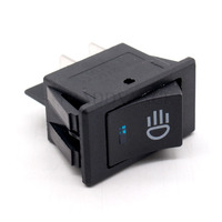 12V 35A 24V 18A 4 Pin Luz de niebla Interruptor basculante impermeable con LED para tablero de camión de coche