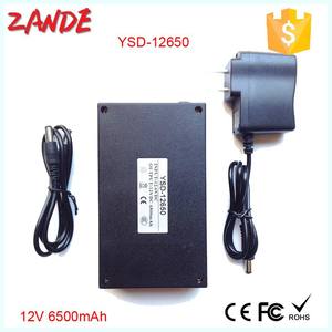 Портативный 6500 мАч dc 12v литий-ионный аккумулятор перезаряжаемые YSD-12650 с черным корпусом высокого качества - Product Image 2