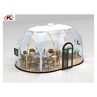 Tenda Gelembung Kedap Air untuk Hotel, Resort, Glamping, PC, Kamar Kubah Gelembung Transparan, Rumah Kubah Kaca