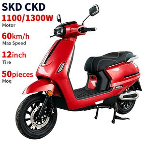 มอเตอร์ไซค์ราคาประหยัด CKD SKD ขนาด 12 นิ้ว 1100/1300 วัตต์ ความเร็ว 60 กม./ชม. สกู๊ตเตอร์ 2 ที่นั่งสำหรับผู้ใหญ่ - Product Image 1