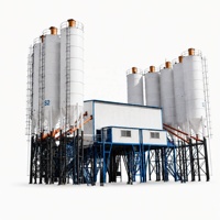 Centrale à béton stationnaire HZS120 avec mélangeur à double arbre JS2000, haute efficacité, 120m3/h, machine de centrale à béton prêt à l'emploi