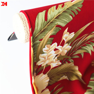 <span class=keywords><strong>Material</strong></span> de telas transpirables tejidas de rayón con estampado Hawaiano de moda para costura de camisas de vestir - Product Image 6