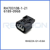 Connecteur de bobine d'allumage de phare femelle à 3 broches Reelhon, capteur de vilebrequin, prise K24 6189-0968 pour Acura Honda Civic City Toyota