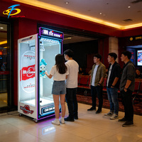 Arcade Skyfun en plastique et métal à retour sur investissement élevé, avec jeu de coupe de ciseaux, pour usage commercial, taux de gain réglable, faible entretien, version anglaise