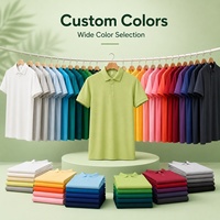 Camiseta Polo Unisex con Logotipo Personalizado, Tela Premium de Doble Cara, Camisetas Polo Lisas para Uniformes de Trabajo en Equipo, Venta al Por Mayor