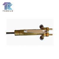 TKWeld Torche de soudage à long manche portable robuste FEG-250 CO2 et oxygène acétylène avec double interrupteur et entrée 54V