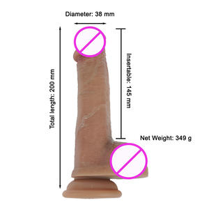 Toptan 20cm yetişkin oyuncaklar ile gerçek cilt Penis gerçekçi büyük yapay Penis kadın ve bayan için yüksek kaliteli hayvan Dildos - Product Image 2