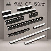 Système d'éclairage sur rail magnétique LED ultra-mince 5 mm 48 V pour intérieur commercial