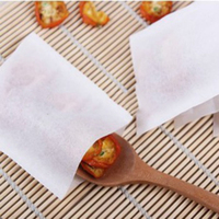 100 pièces/sac, papier filtre biodégradable thermoscellable, sachet de thé vide, jetable
