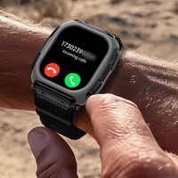 Montre connectée sportive GPS avec carte hors ligne, fréquence cardiaque, oxygène sanguin, altimètre, boussole, étanche 5ATM pour hommes