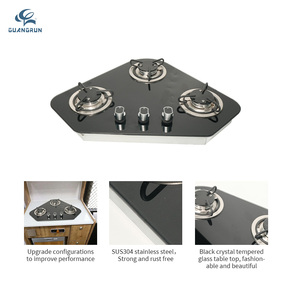 Nuovo Prodotto Yahct Fornello a Gas per Camper 2/3 Fuochi, Piano Cottura Integrato GPL con Accensione Elettrica SMART VOLUME e GRANDE POTENZA GR-B003 - Product Image 3