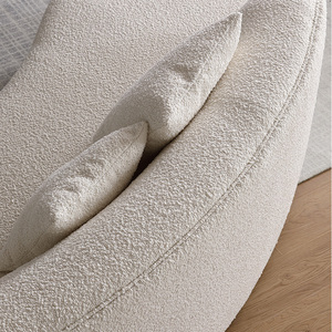 โซฟา3-4ที่นั่งโซฟาสีขาวสำหรับห้องนั่งเล่นในร่มการตกแต่งรูปตัวแอลสำหรับโรงแรมความสะดวกสบายทันสมัย - Product Image 6