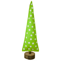 Hölzerne Weihnachtsbaum-Tischdekoration
